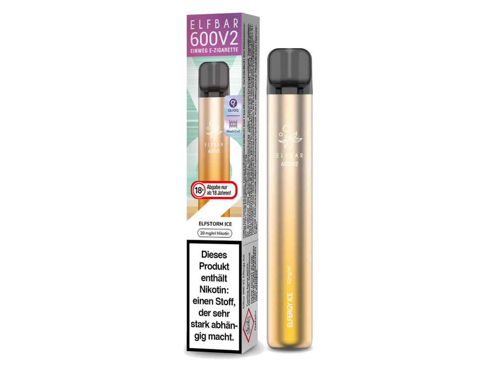 ELF BAR 600 V2 - Elfergy Ice- 20mg/ml Nikotin