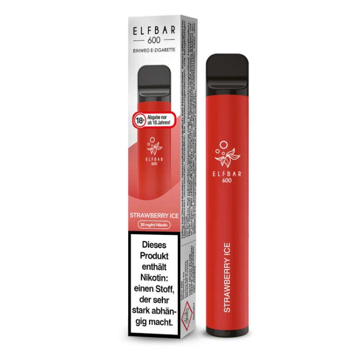 ELF BAR 600 - Strawberry Ice - 20mg/ml - 20 mg