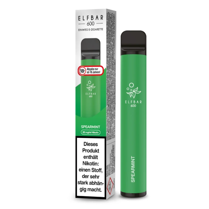 ELF BAR 600 - Spearmint - 20mg/ml