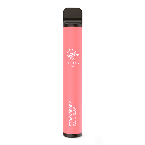ELF BAR 600 - Strawberry Ice Cream - Ohne Nikotin