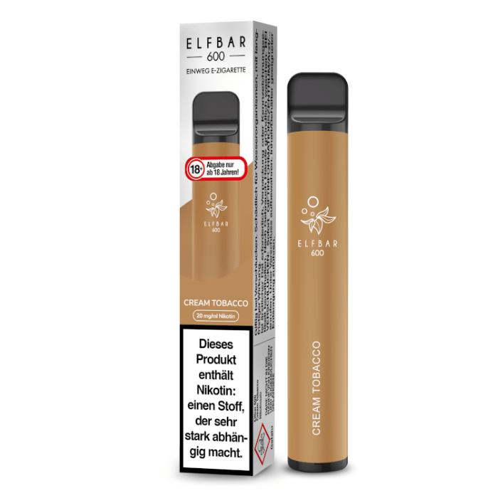 Elfbar 600 - Tobacco - 20mg/ml Nikotin