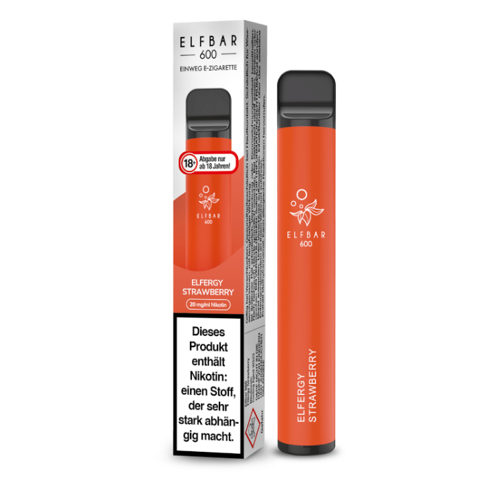 ELFBAR 600 - Elfergy Strawberry - 20mg/ml