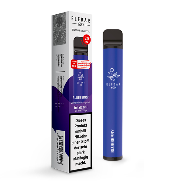 ELF BAR 600 - Blueberry - Ohne Nikotin