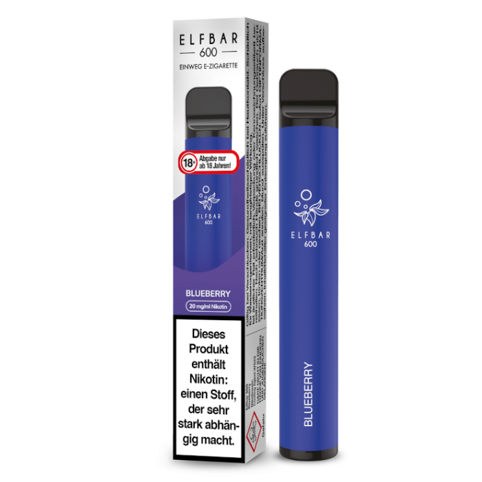 ELFBAR 600 - Blueberry - Mit Nikotin