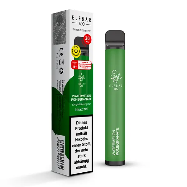 ELF BAR 600 - Watermelon Pomegranate - 20mg/ml - 20 mg