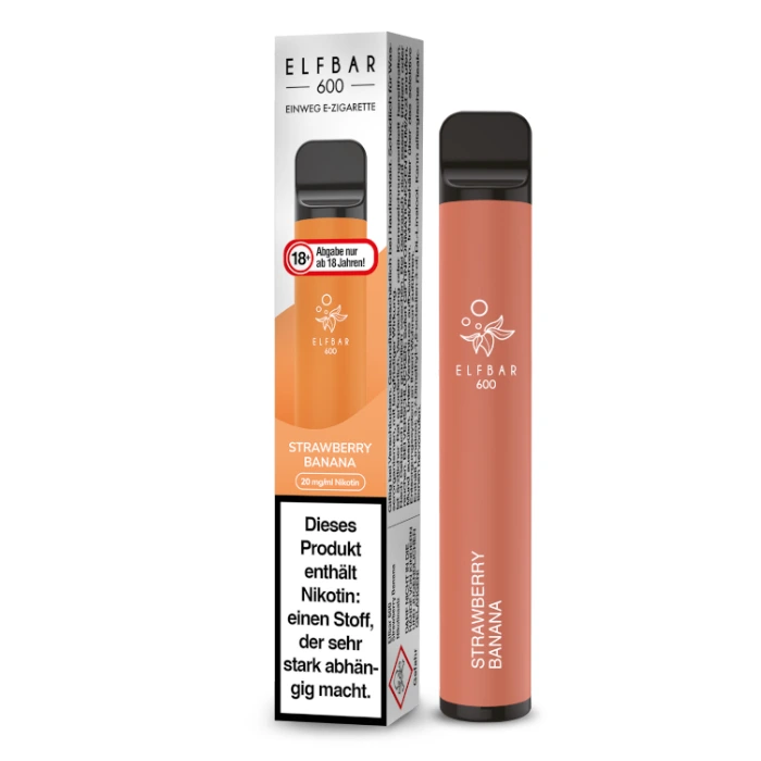 ELF BAR 600 - Strawberry Banana - 20mg/ml