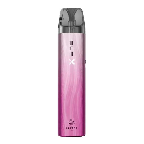 Elf Bar ELFX - Refillable Kit - Silver Pink Elf Bar ELFX - Refillable Kit - Silver Pink